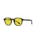 Blue light glasses, Black frame, Yellow lenses