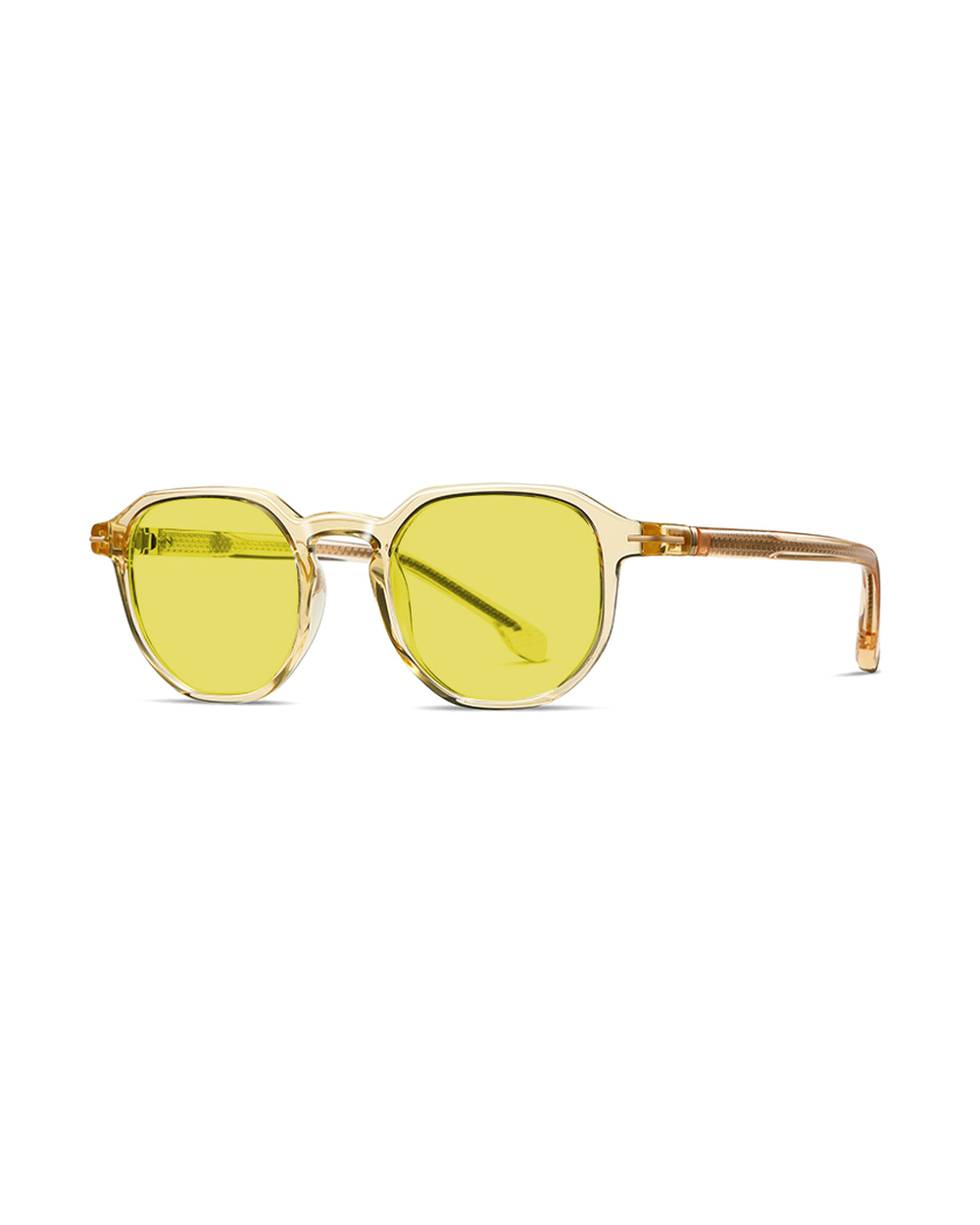 Blue light glasses, Light Yellow frame, Yellow lenses