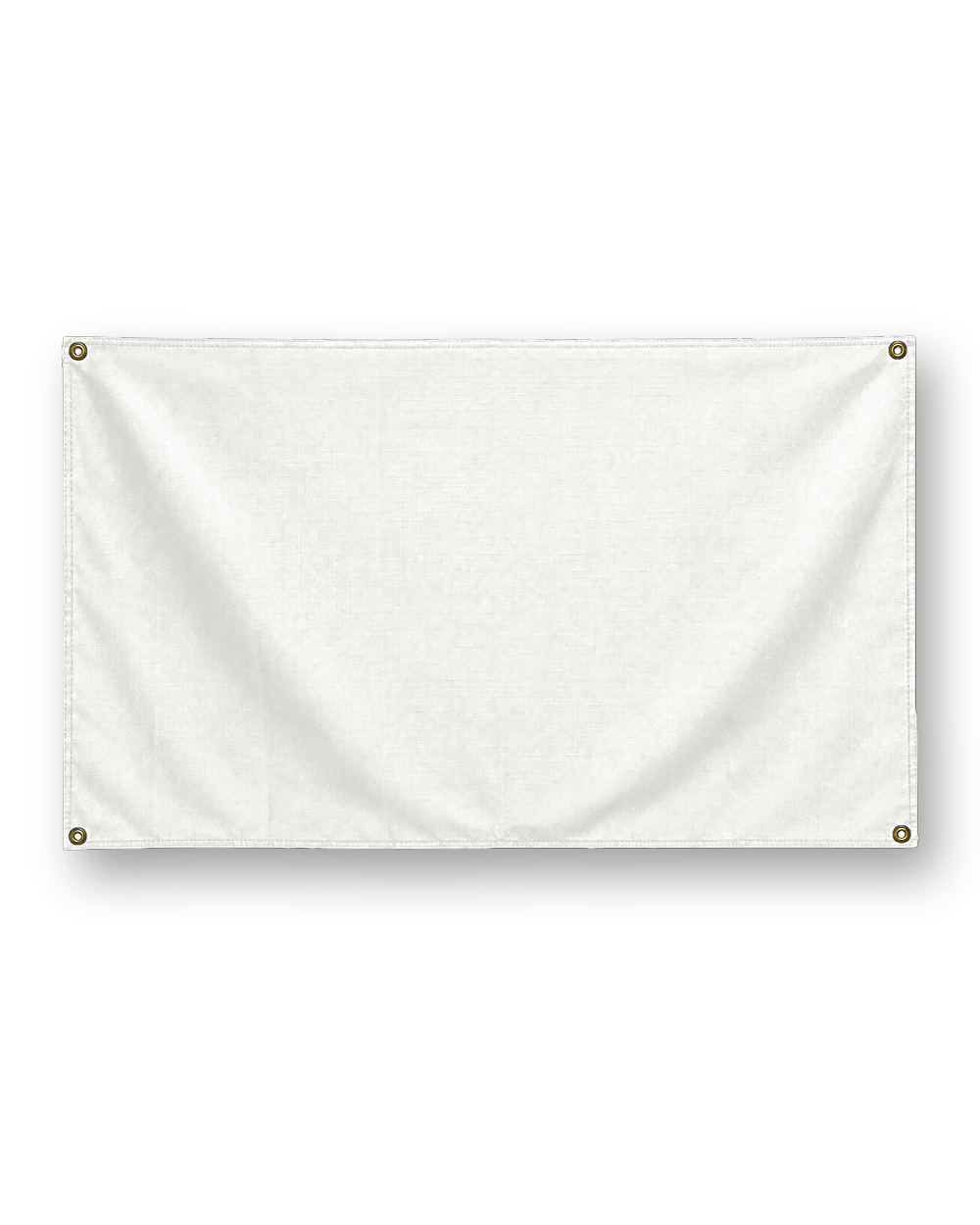 3 x 5 ft banner, White