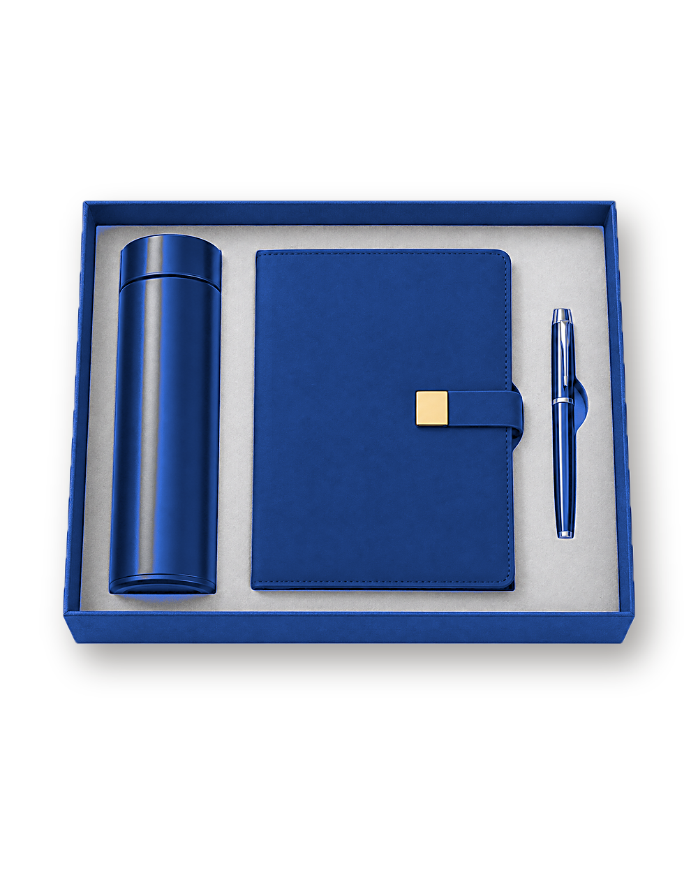 Corporate gift set, Bottle set, Royal Blue