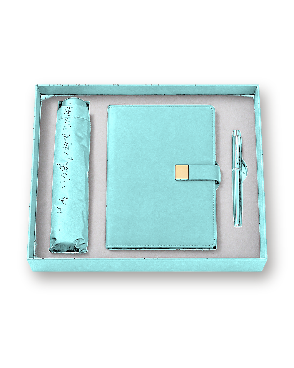 Corporate gift set, Umbrella set, Aqua