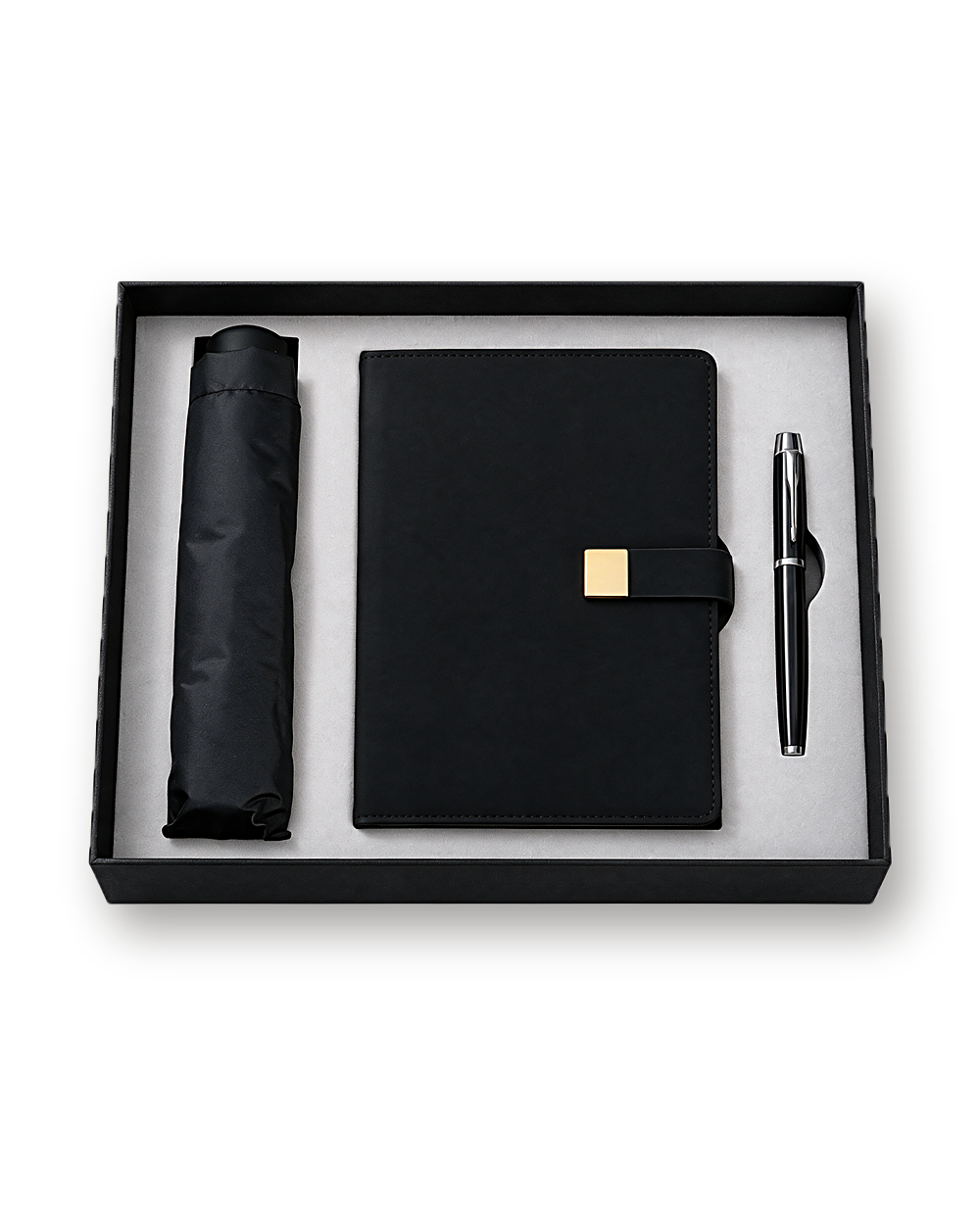 Corporate gift set, Umbrella set, Black