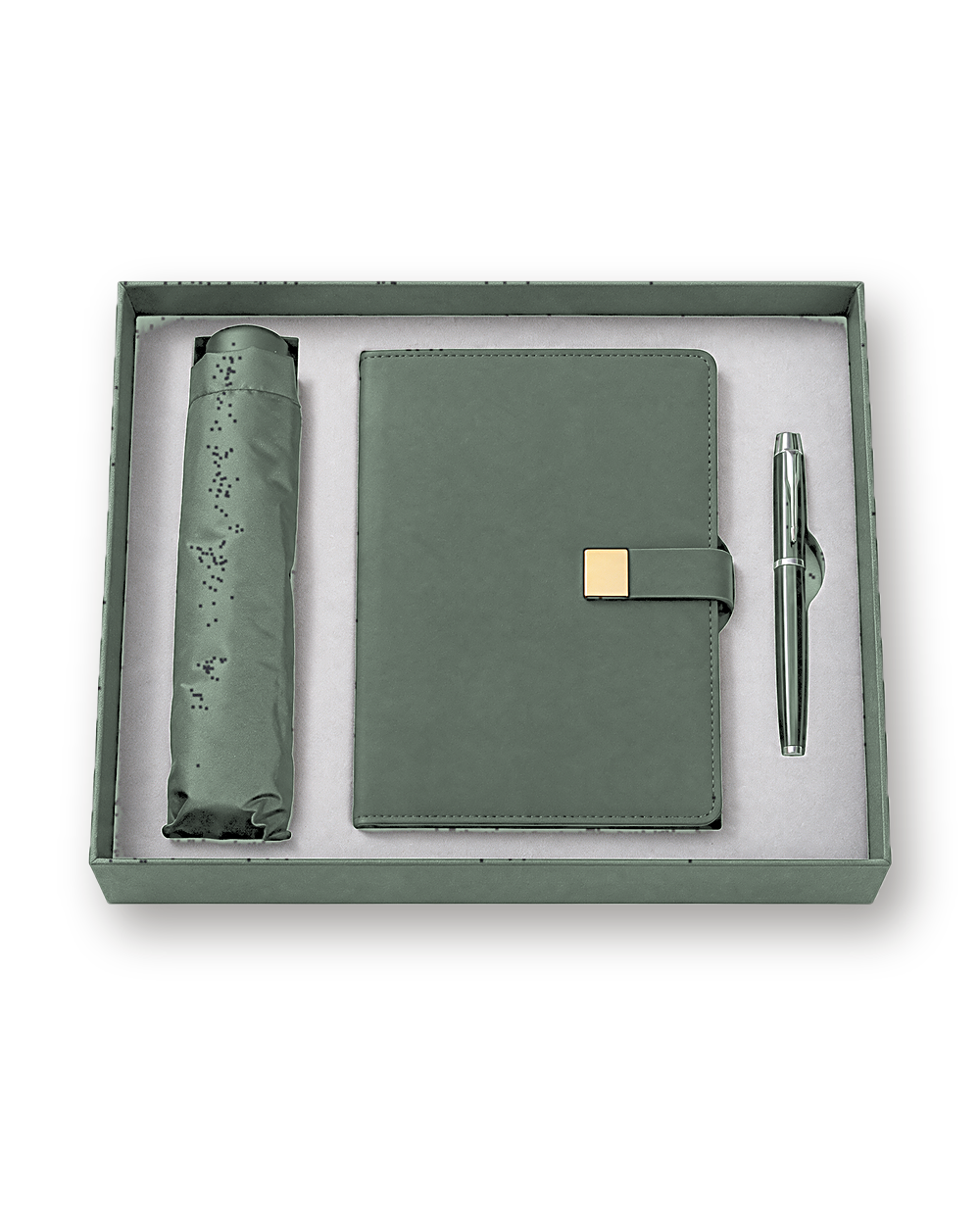 Corporate gift set, Umbrella set, Sage