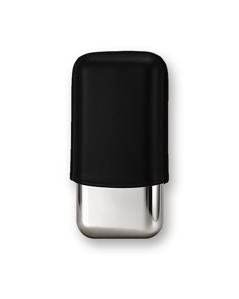 Cigar case, Black leather