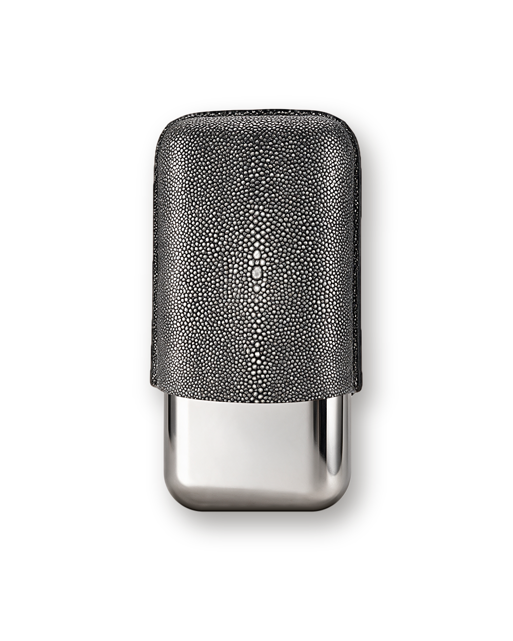 Cigar case, Graphite Pearl leather