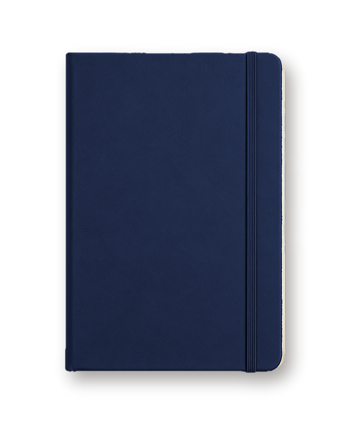 A5 hardcover notebook, Navy