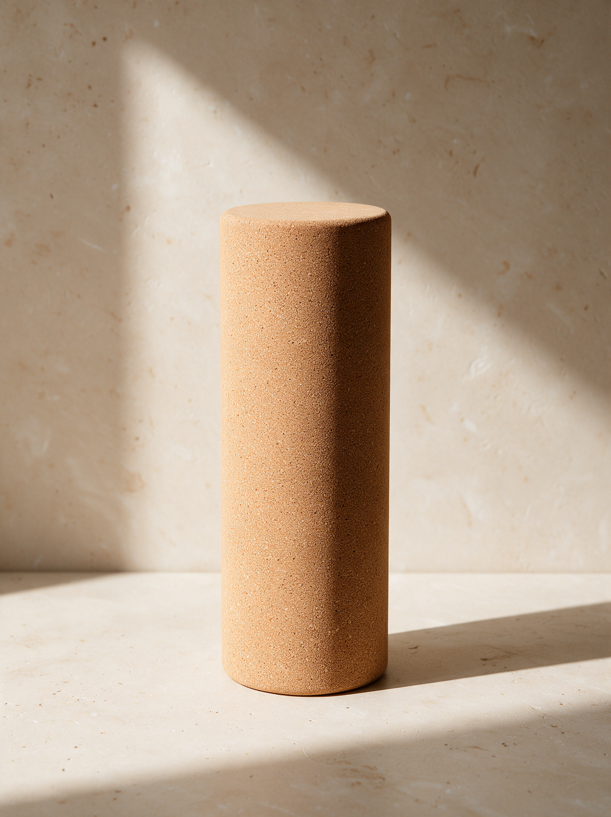 The Cork Roller in a warm stone setting