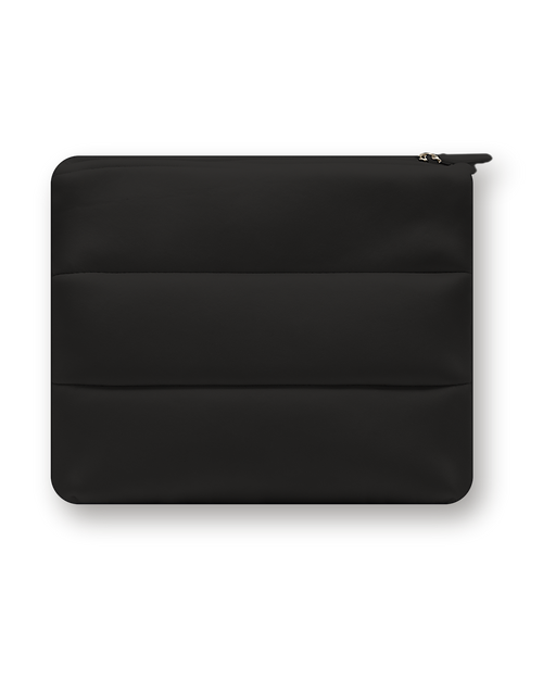 Padded cosmetic pouch, Black