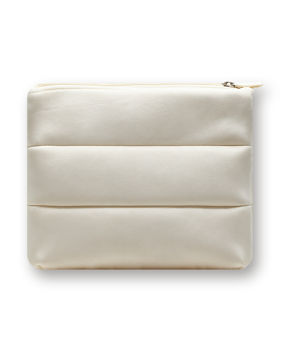 Padded cosmetic pouch, Cream