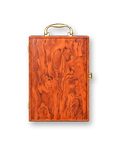 Double wine box, Burl