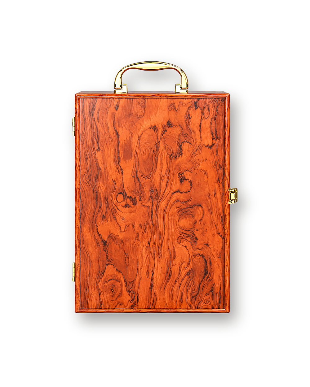 Double wine box, Burl