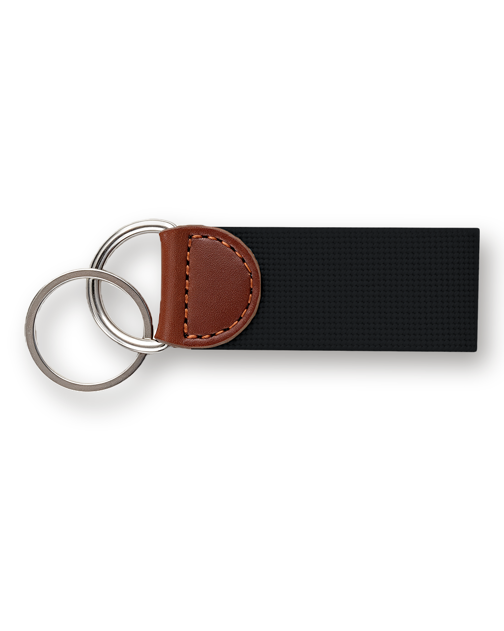 Needlepoint key fob, Black