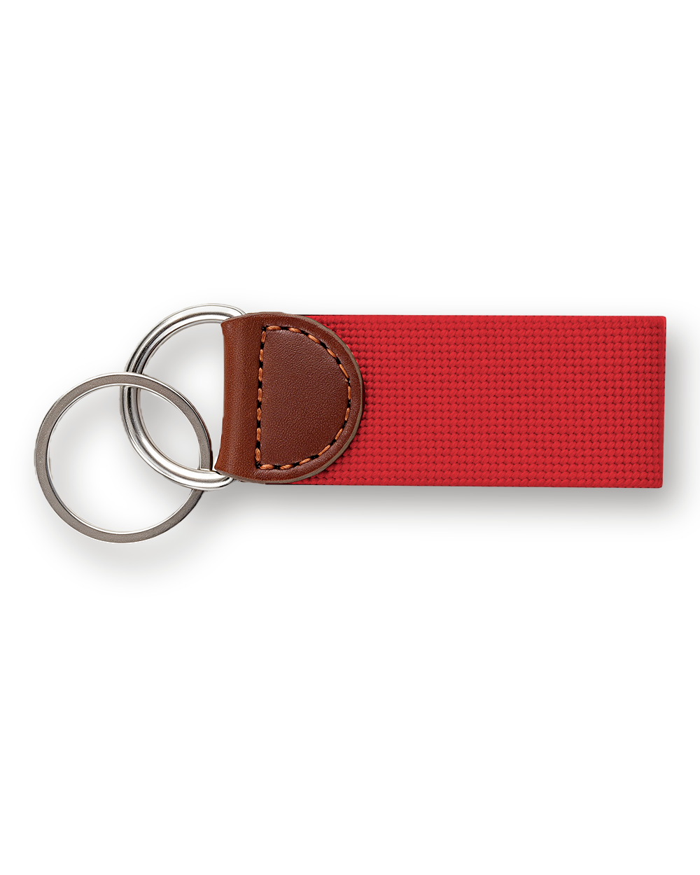 Needlepoint key fob, Red