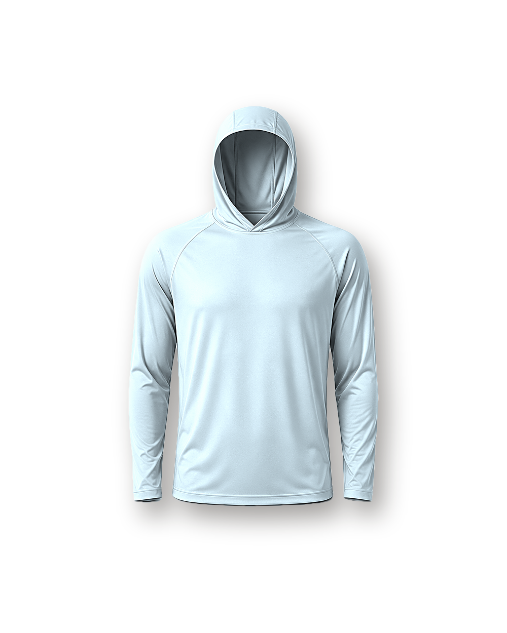 Fishing hoodie, Ice Blue