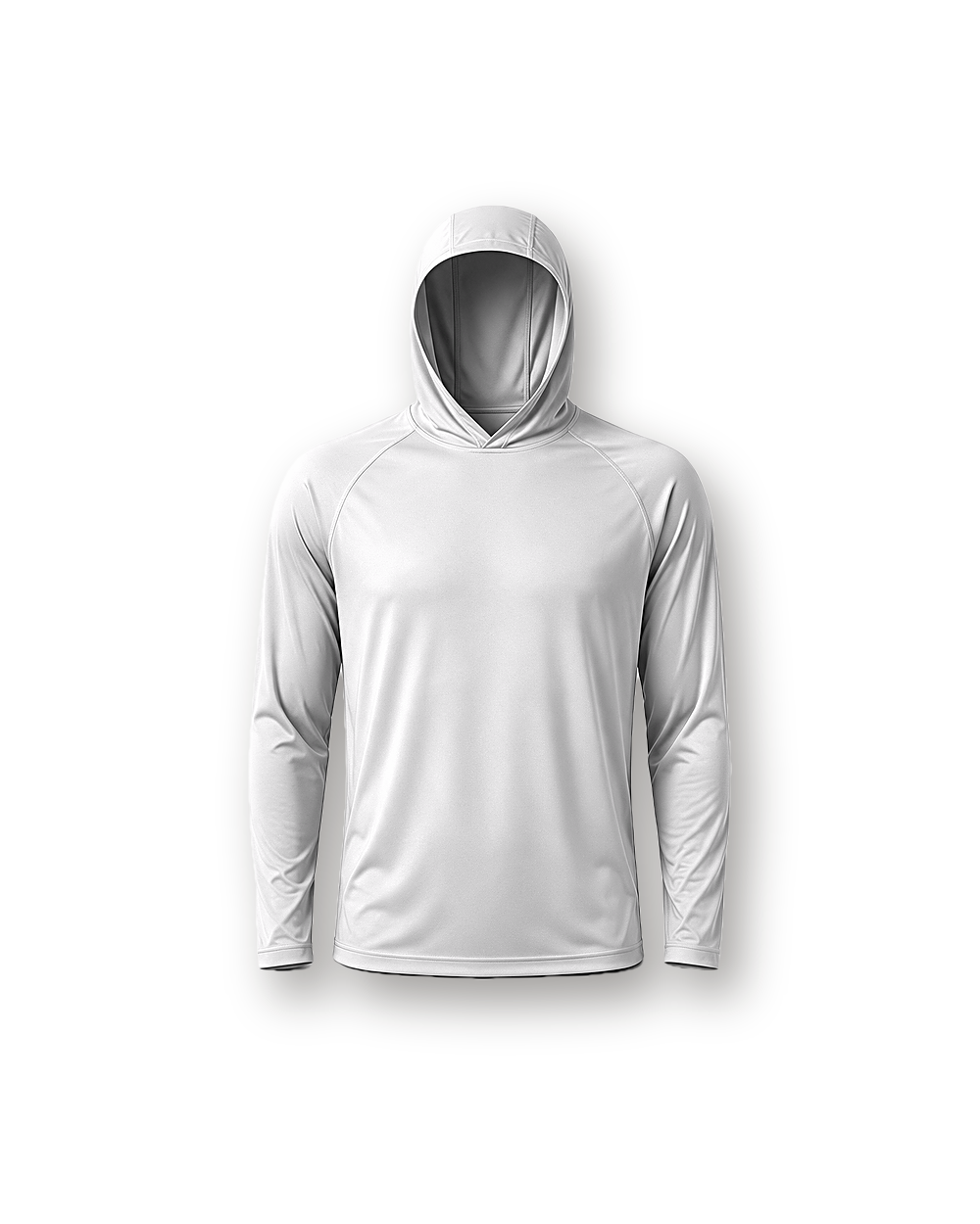 Fishing hoodie, Light Gray