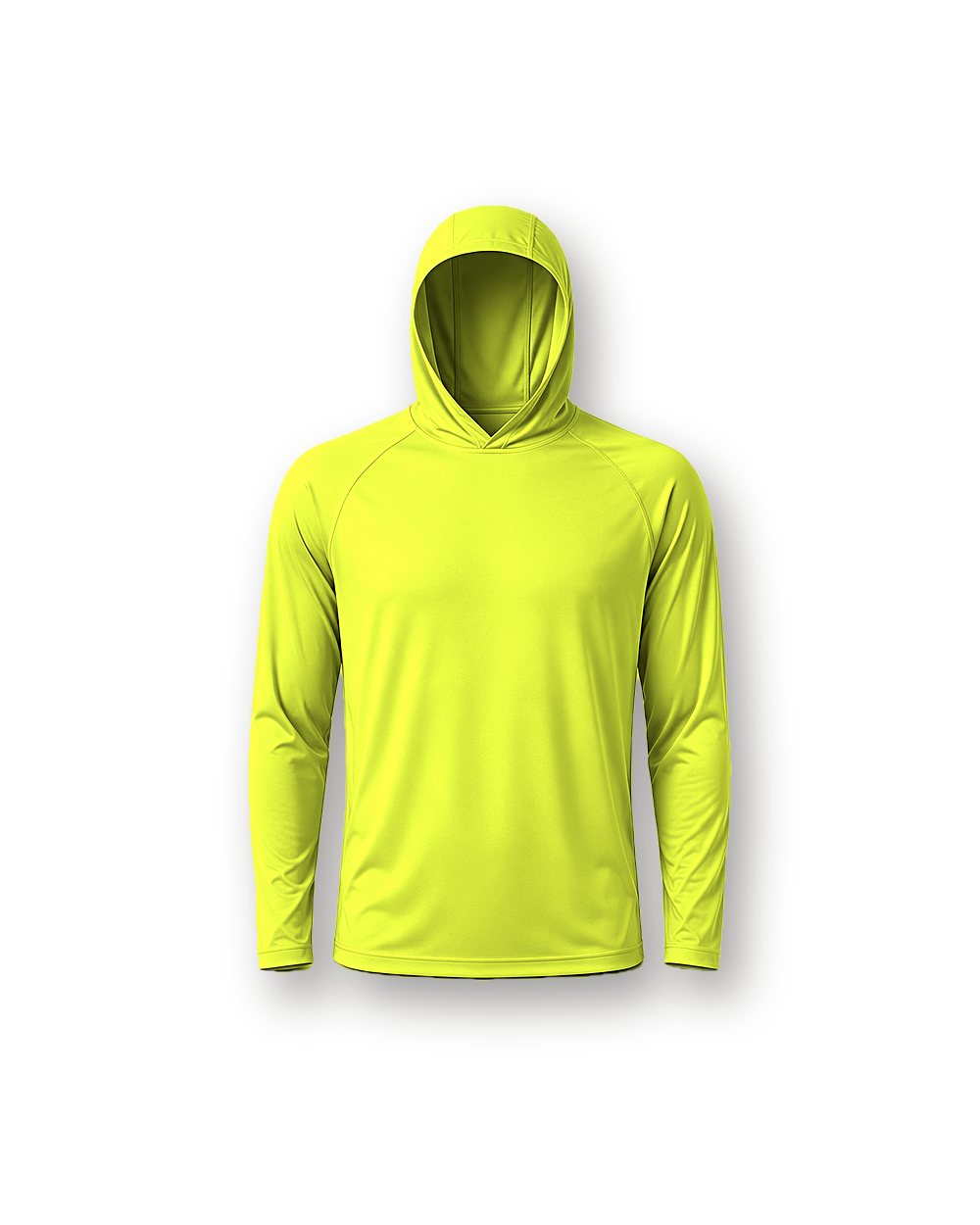 Fishing hoodie, Neon Yellow