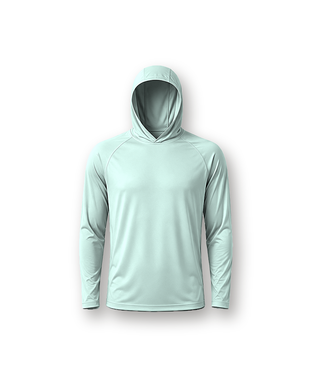Fishing hoodie, Seafoam