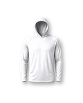 Fishing hoodie, White
