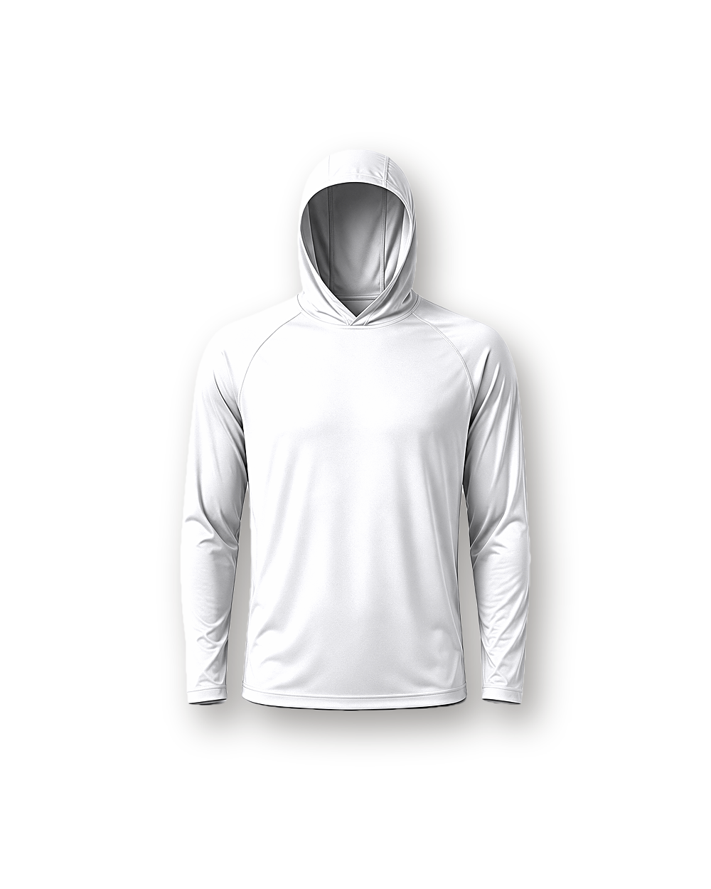 Fishing hoodie, White