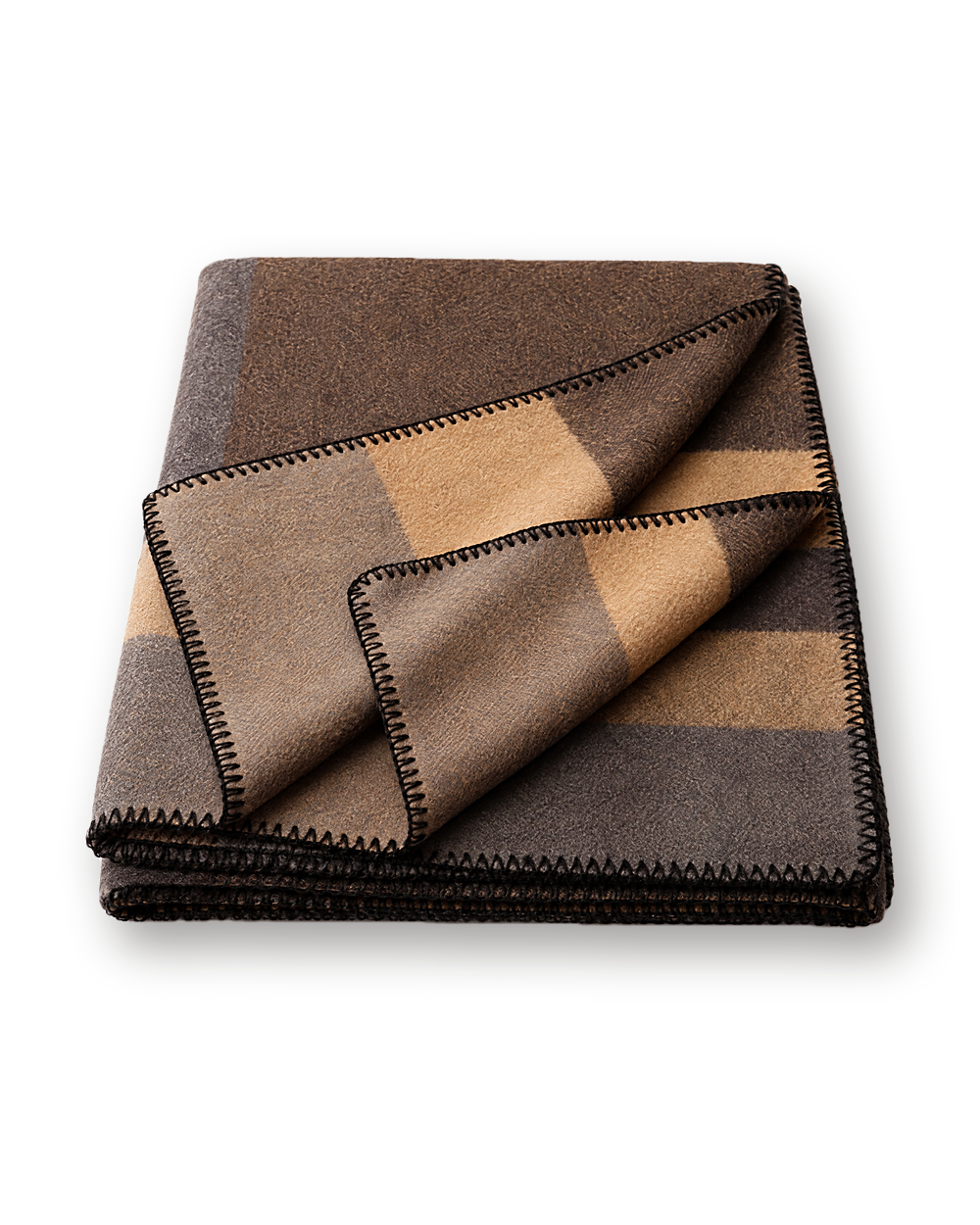 Luxury blanket, Brown Check