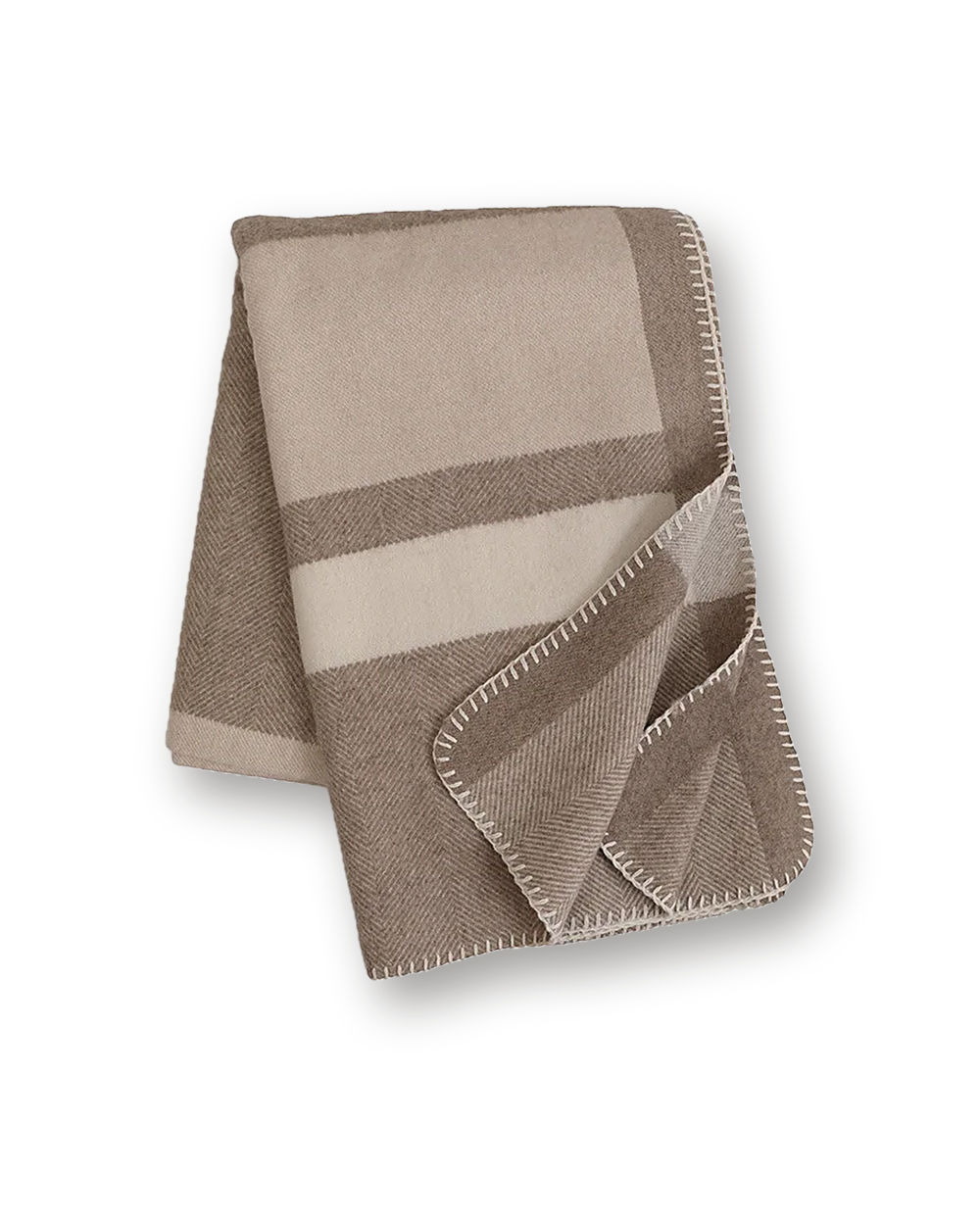 Luxury blanket, Brown Stripe