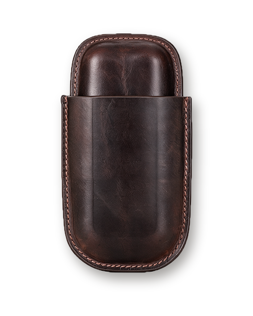 Leather cigar case, Coffee