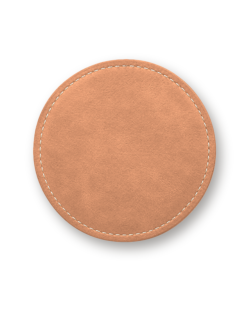 Leather coaster, Tan