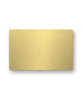Metal business card, Brushed, Gold
