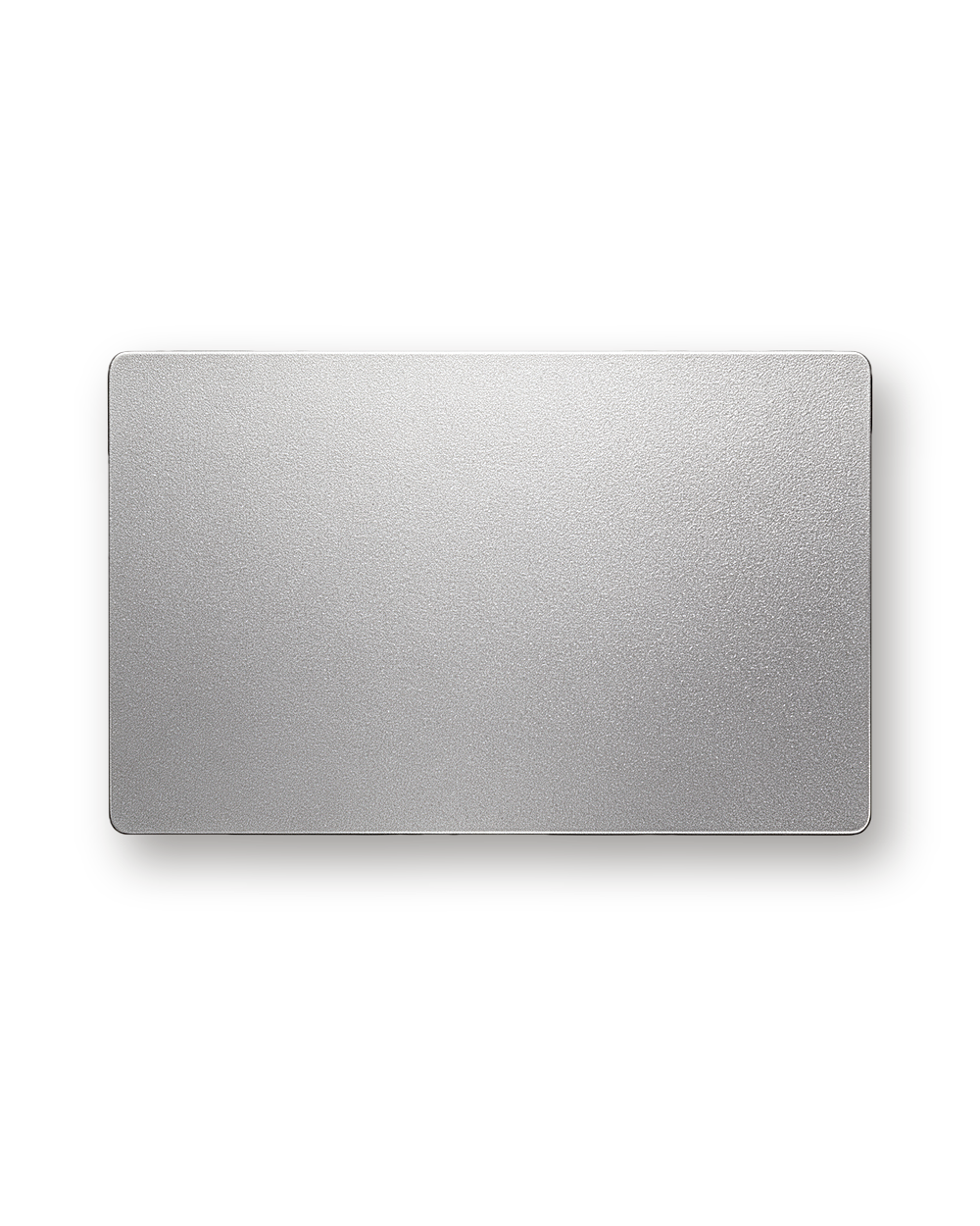 Metal business card, Matte, Silver