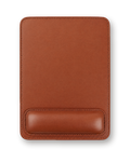 Mouse pad with wrist rest, Brown