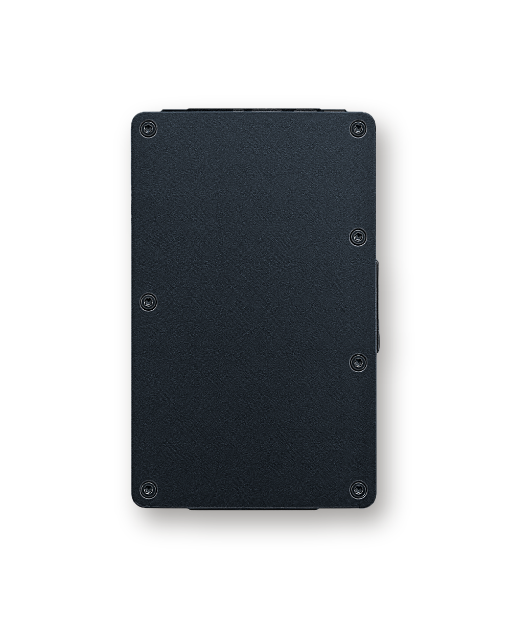Metal wallet, Aluminum, Black