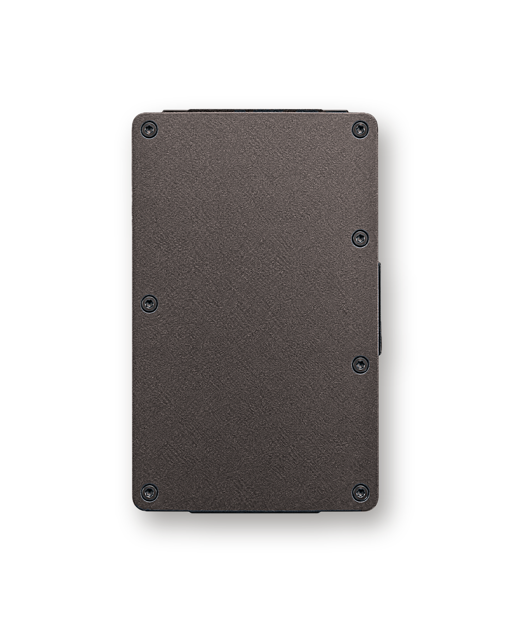 Metal wallet, Aluminum, Brown