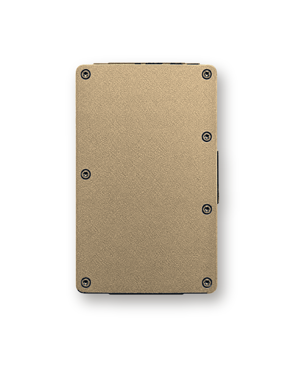 Metal wallet, Aluminum, Gold