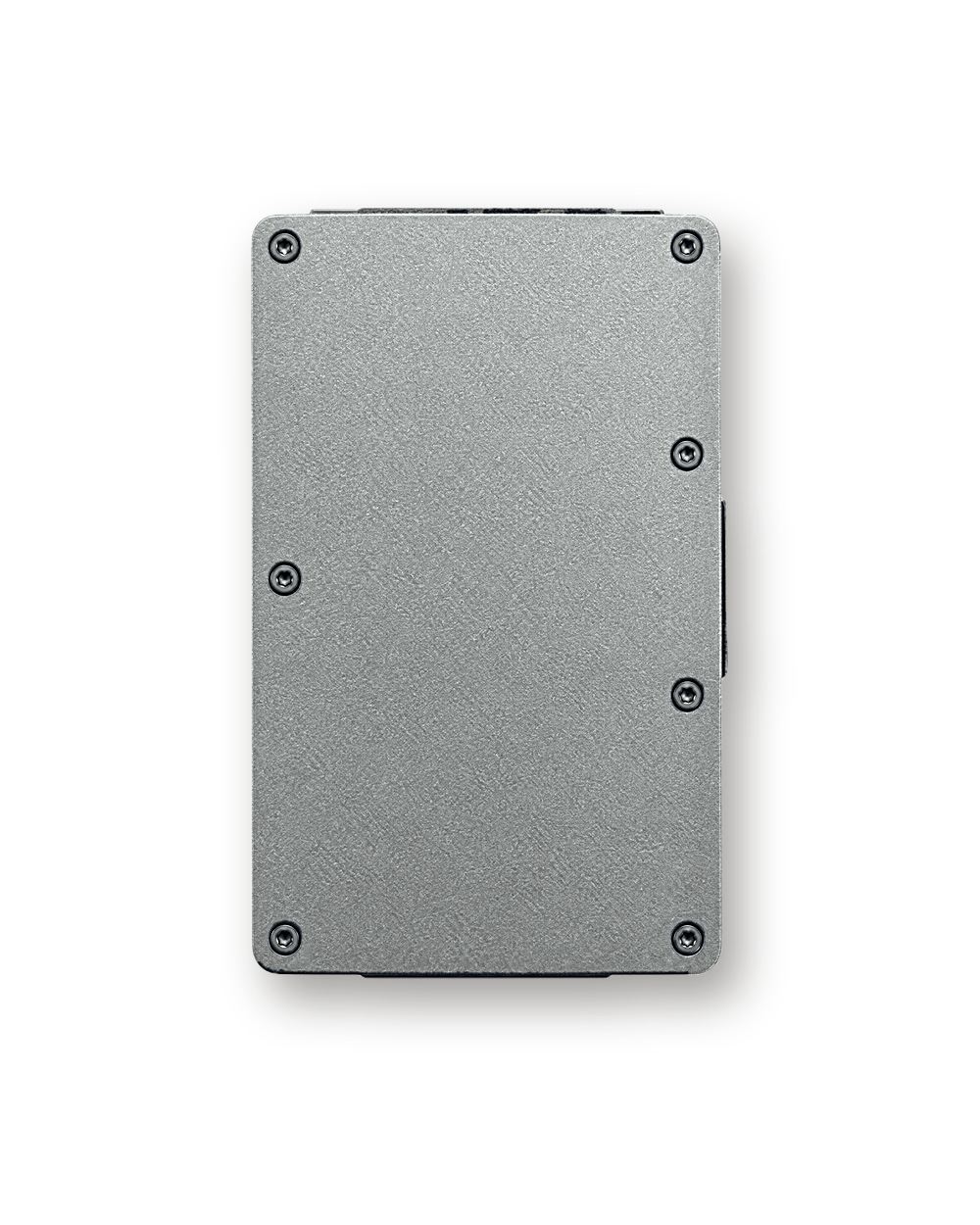 Metal wallet, Aluminum, Silver