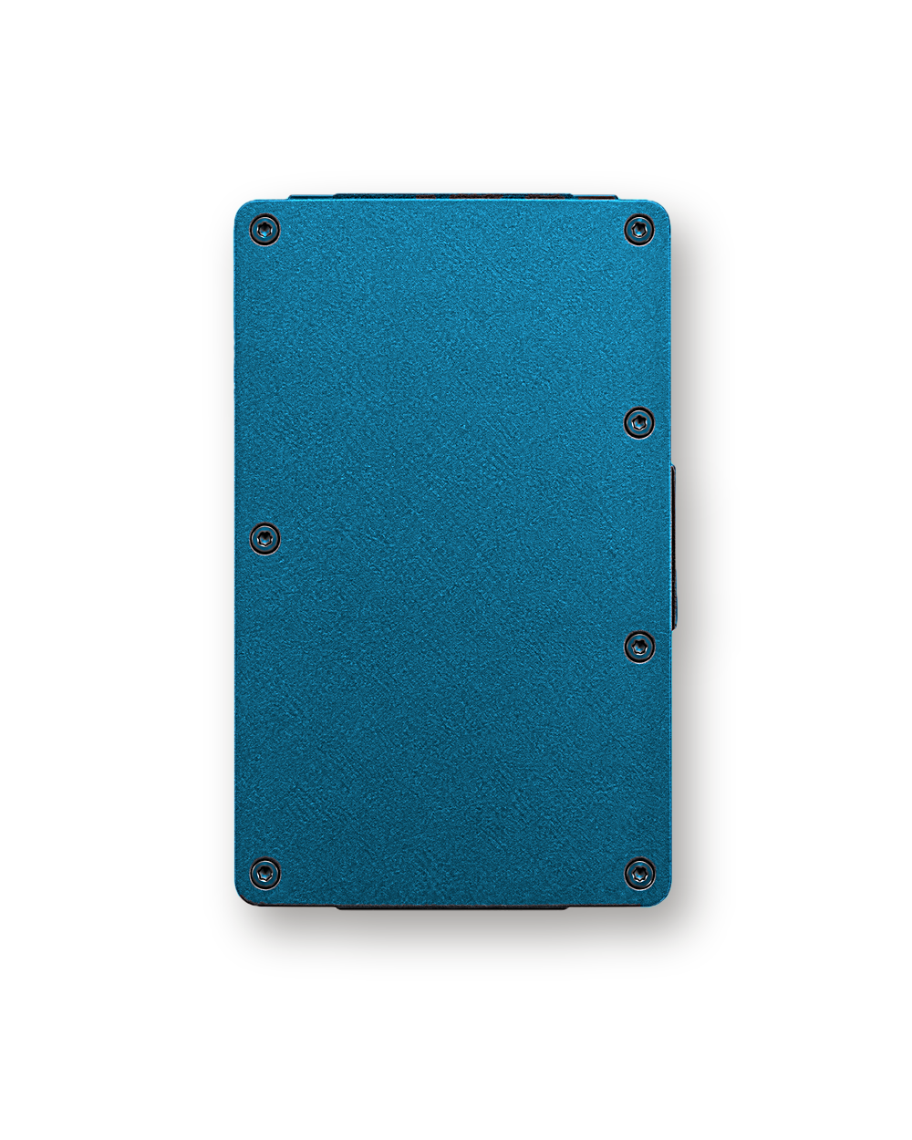 Metal wallet, Aluminum, Teal