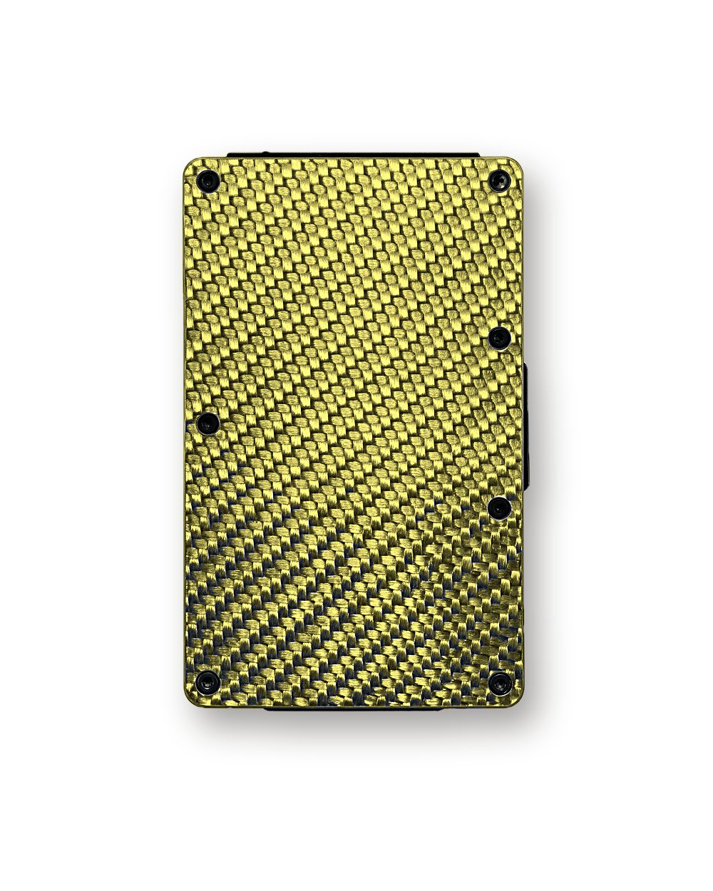 Metal wallet, Carbon Fiber, Gold