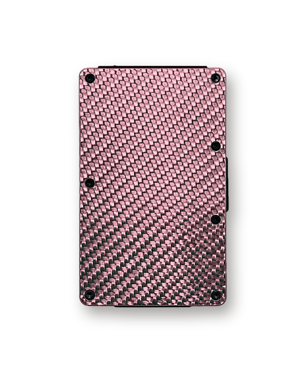Metal wallet, Carbon Fiber, Pink