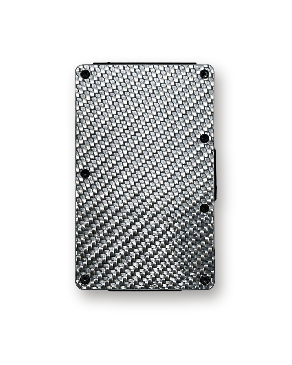 Metal wallet, Carbon Fiber, Silver