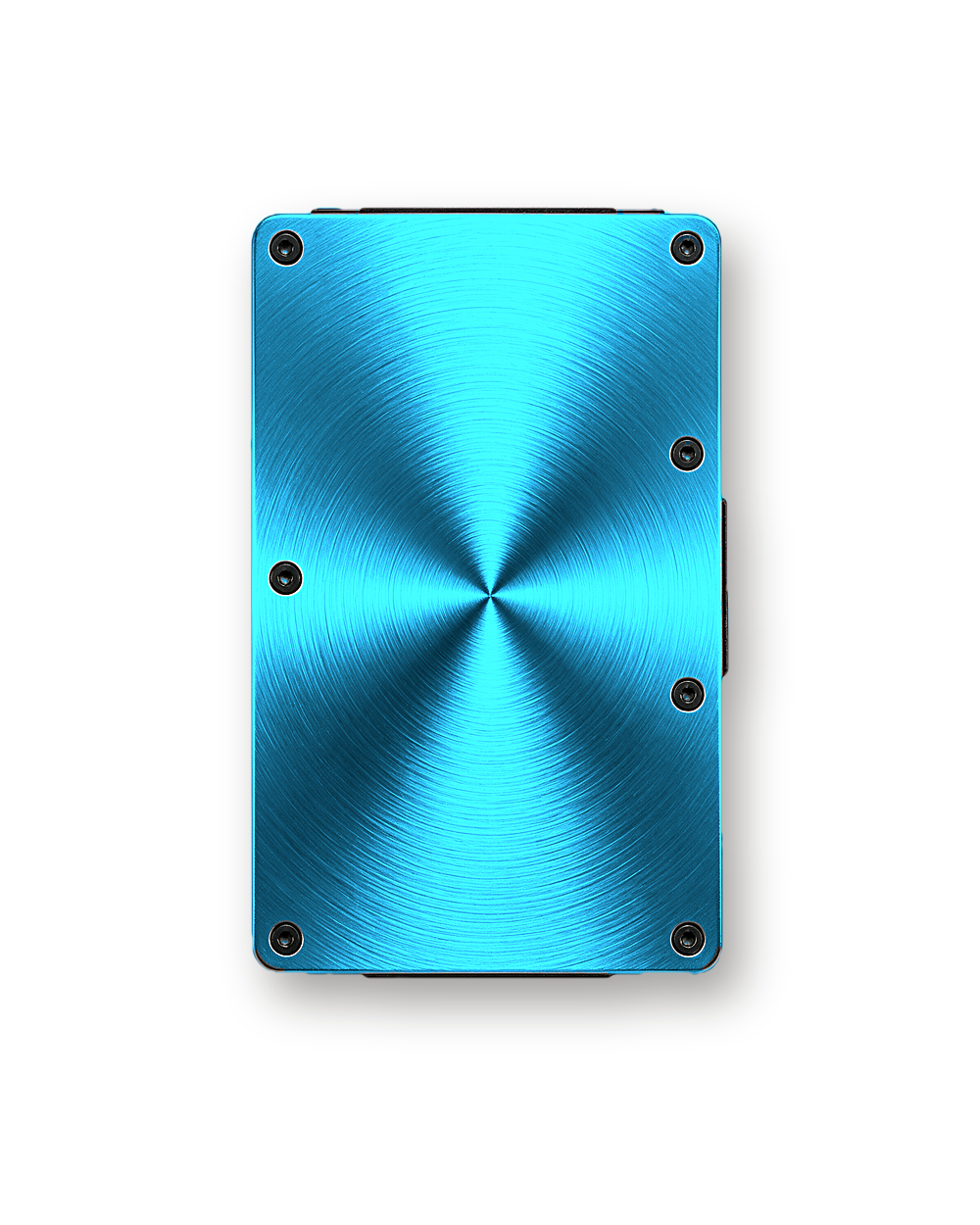 Metal wallet, CD Pattern, Blue
