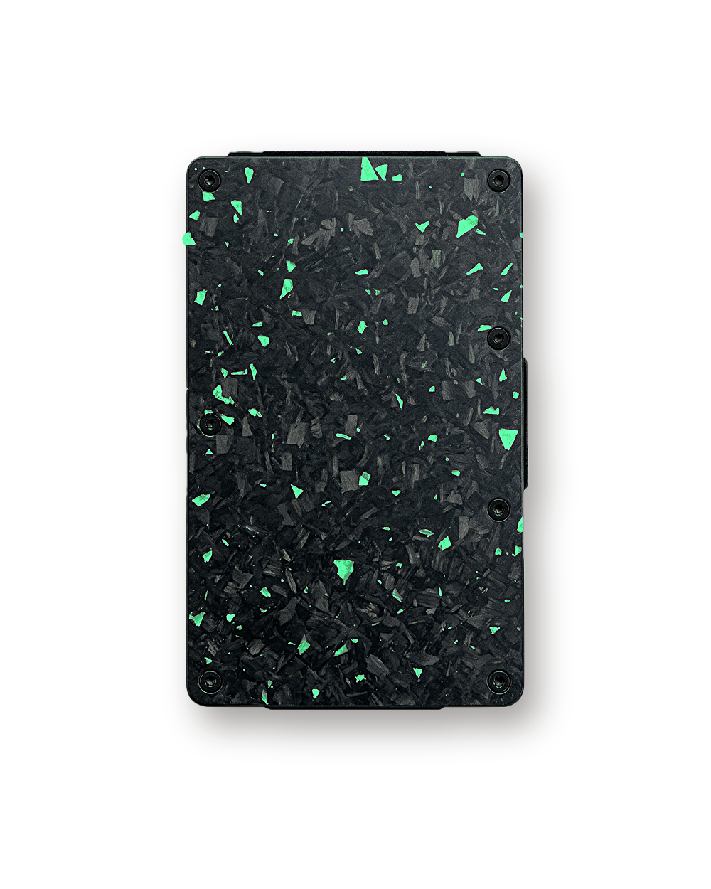 Metal wallet, Forged, Green