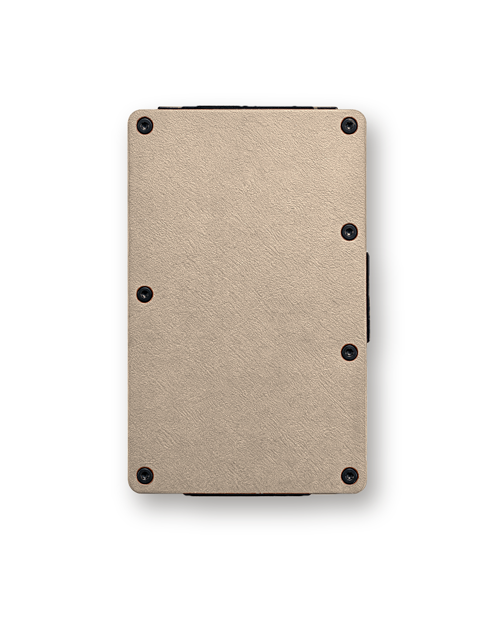 Metal wallet, PU, Beige