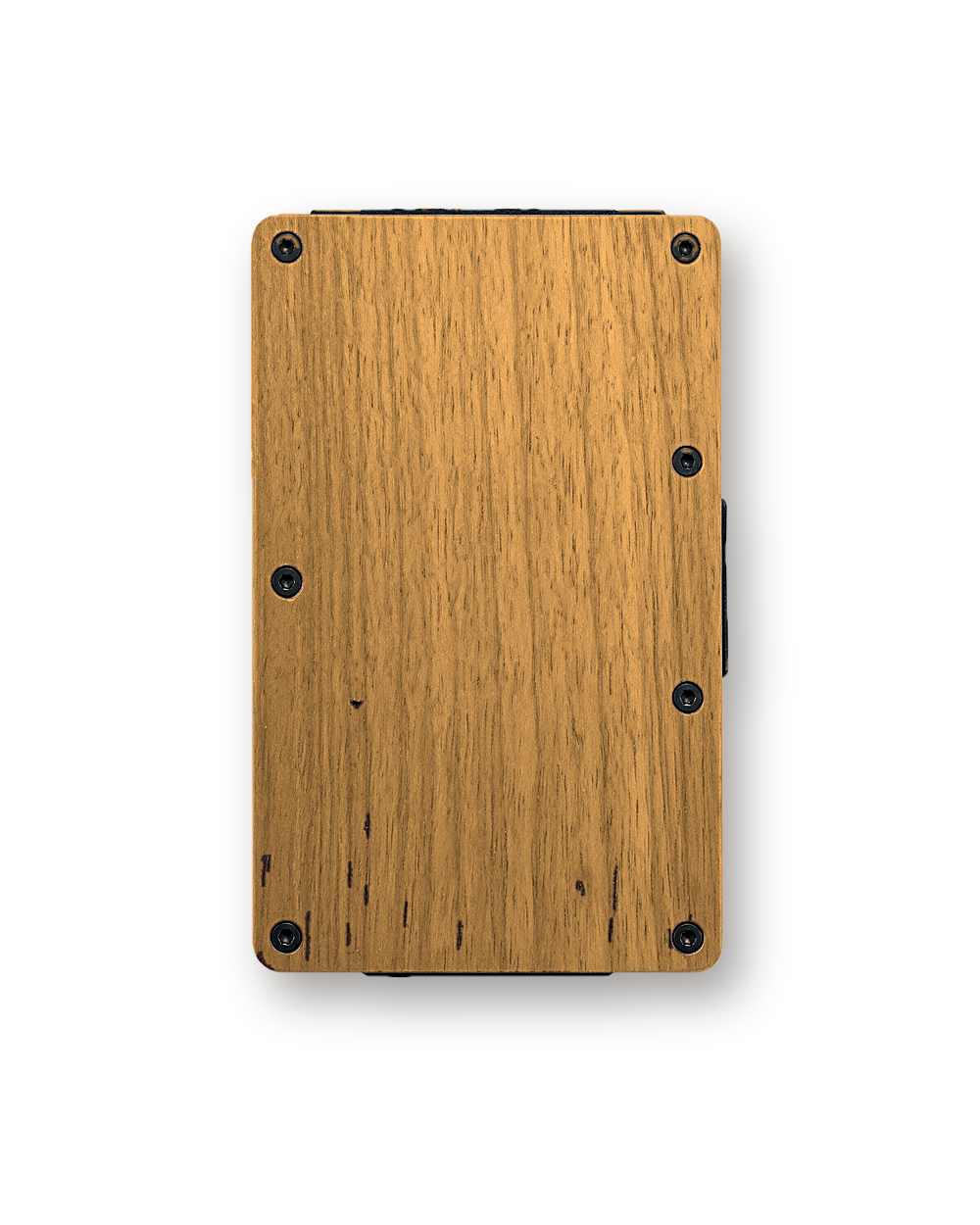 Metal wallet, Wood, Beech