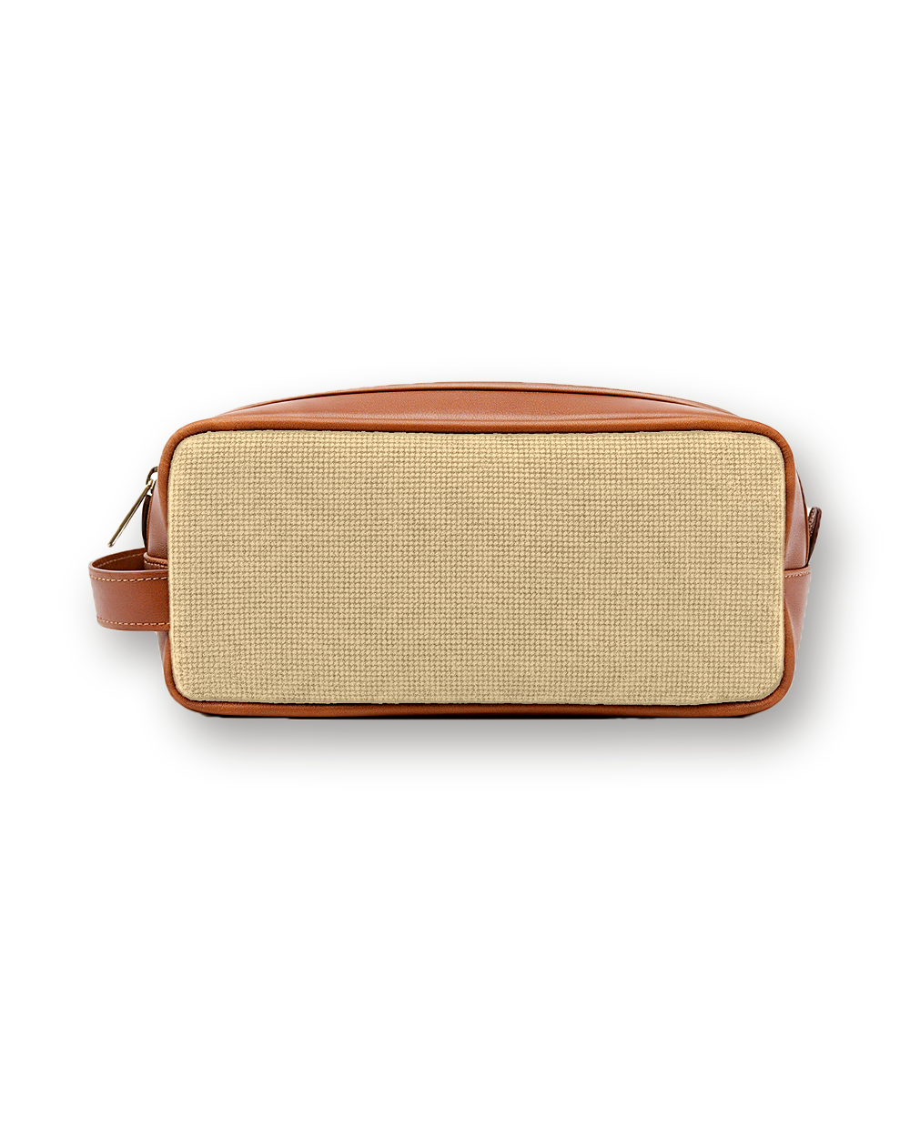 Needlepoint toiletry bag, Cream