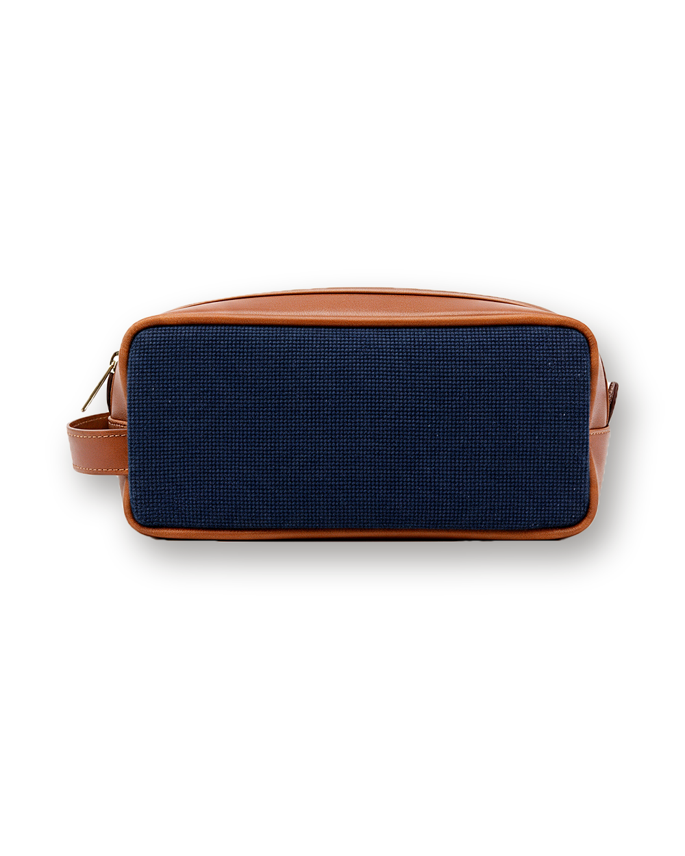 Needlepoint toiletry bag, Navy