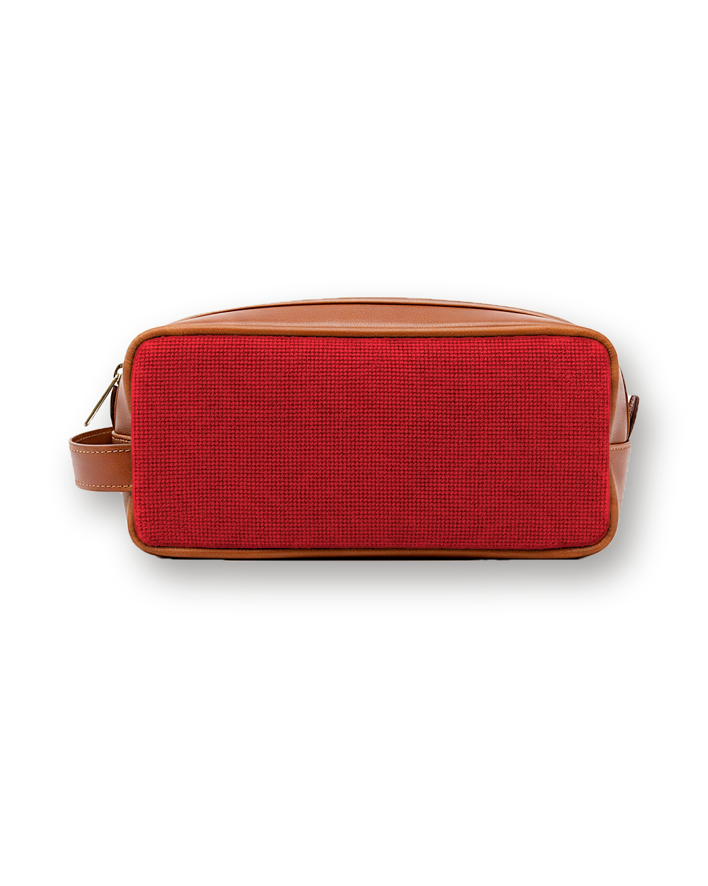 Needlepoint toiletry bag, Red
