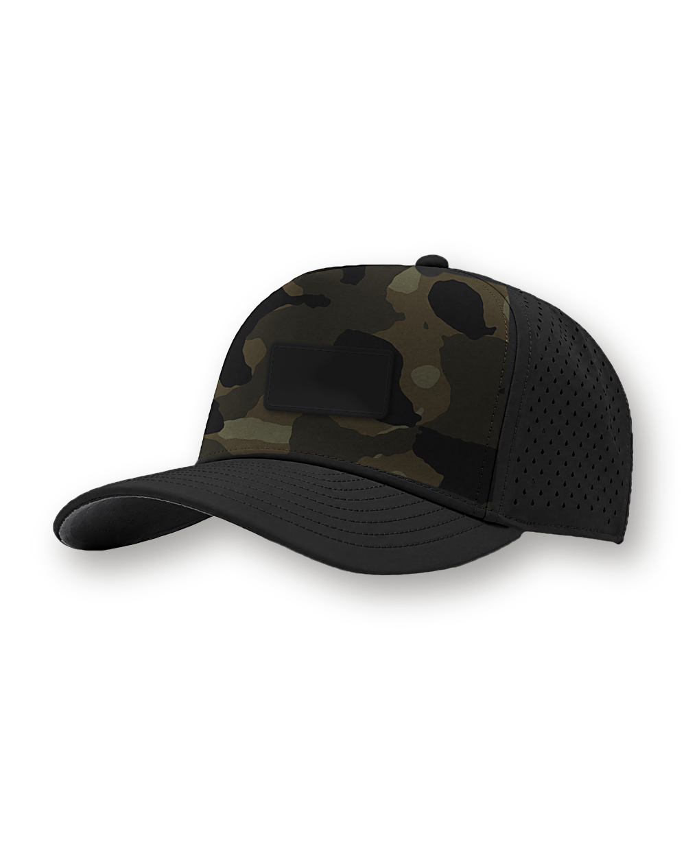 Performance cap, Camo, rubber patch