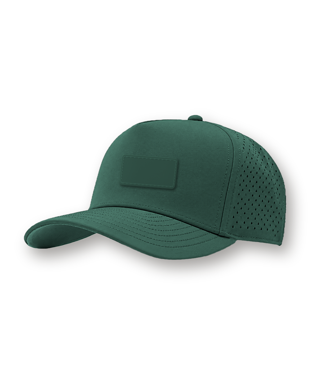 Performance cap, Green, rubber patch