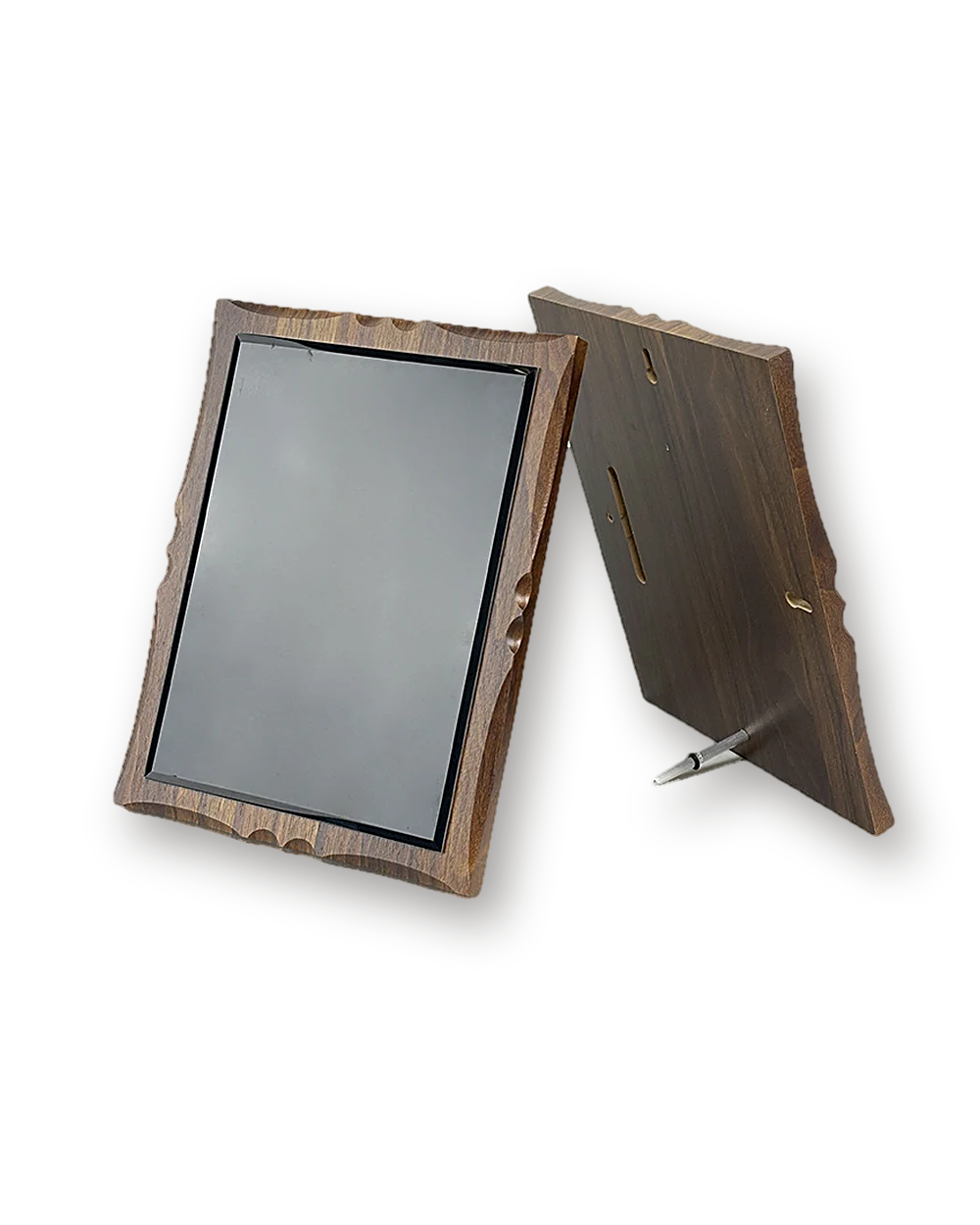 Plaque, the easel stand on the back