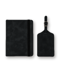 Passport holder and luggage tag, Black