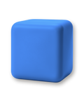 Squeeze cube, Blue